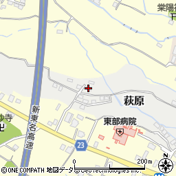 静岡県御殿場市萩原890-11周辺の地図