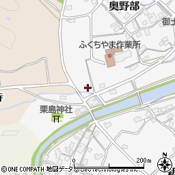 京都府福知山市奥野部288周辺の地図