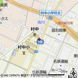 愛知県小牧市村中1055-1周辺の地図