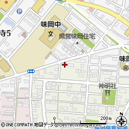 愛知県小牧市文津35周辺の地図