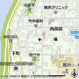 愛知県一宮市起用水東2周辺の地図