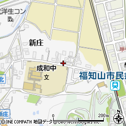 京都府福知山市新庄652周辺の地図