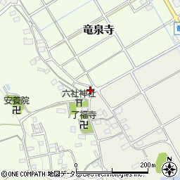 岐阜県養老郡養老町竜泉寺1周辺の地図