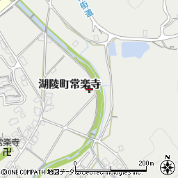 島根県出雲市湖陵町常楽寺周辺の地図