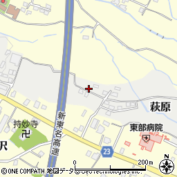 静岡県御殿場市萩原890-18周辺の地図