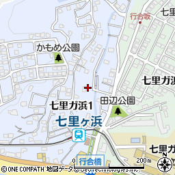 神奈川県鎌倉市七里ガ浜1丁目10周辺の地図