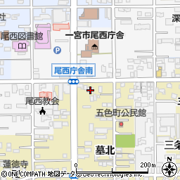 愛知県一宮市三条墓北50周辺の地図