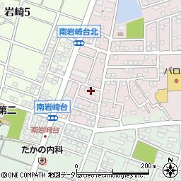 愛知県小牧市岩崎2180-6周辺の地図