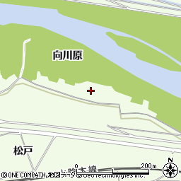 京都府綾部市高津町向川原周辺の地図