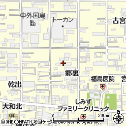 愛知県一宮市大和町馬引郷裏27周辺の地図