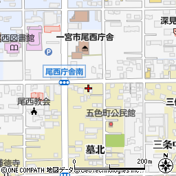 愛知県一宮市三条墓北51周辺の地図