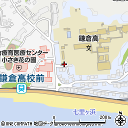神奈川県鎌倉市七里ガ浜2丁目20周辺の地図