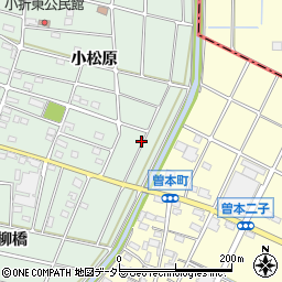 曽本橋周辺の地図
