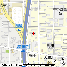 愛知県一宮市大和町馬引横手30-1周辺の地図