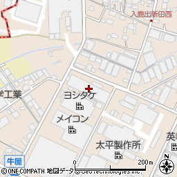 愛知県小牧市入鹿出新田1049-8周辺の地図