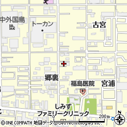 愛知県一宮市大和町馬引郷裏53周辺の地図