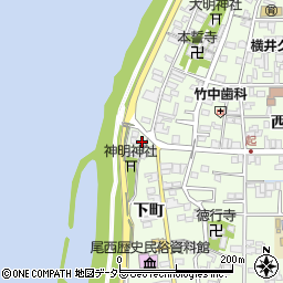 愛知県一宮市起堤町171周辺の地図