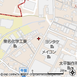 愛知県小牧市入鹿出新田725周辺の地図