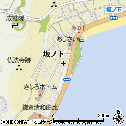 リュクス湘南鎌倉オーシャンビュー周辺の地図
