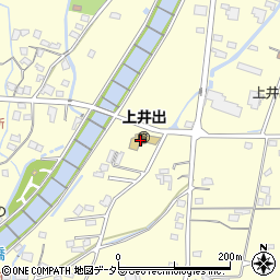 富士宮市役所　上井出保育園周辺の地図
