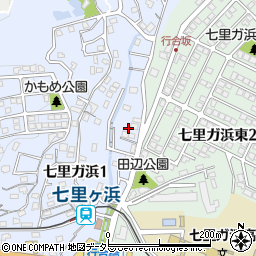 神奈川県鎌倉市七里ガ浜1丁目19周辺の地図