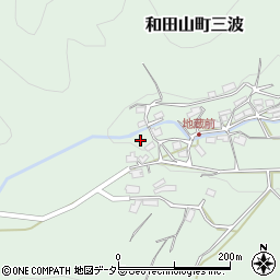 兵庫県朝来市和田山町三波170周辺の地図