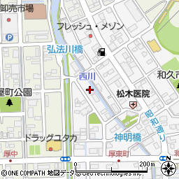 朝日新聞社福知山支局周辺の地図