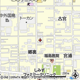 愛知県一宮市大和町馬引郷裏54周辺の地図