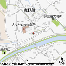 京都府福知山市奥野部251周辺の地図