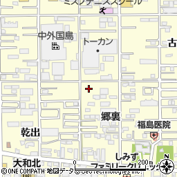愛知県一宮市大和町馬引周辺の地図