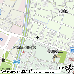 愛知県小牧市岩崎5丁目476周辺の地図