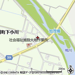 滋賀県高島市安曇川町下小川1566-48周辺の地図