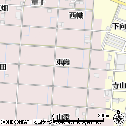 愛知県一宮市北小渕東幟周辺の地図