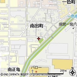 愛知県一宮市南出町45周辺の地図