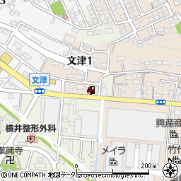 ａｐｏｌｌｏｓｔａｔｉｏｎセルフ文津ＳＳ周辺の地図