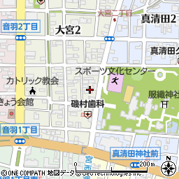 トップ寿司 本店周辺の地図