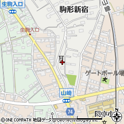 駒形新宿公民館周辺の地図