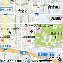 トップ寿司本店周辺の地図