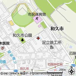 京都府福知山市和久市町51周辺の地図