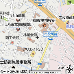 静岡県御殿場市萩原496-5周辺の地図