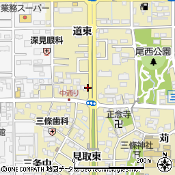愛知県一宮市三条道東32周辺の地図