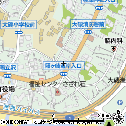 横浜銀行大磯支店周辺の地図