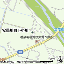 滋賀県高島市安曇川町下小川1566-7周辺の地図