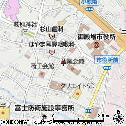 静岡県御殿場市萩原528-8周辺の地図
