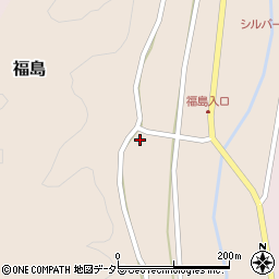 鳥取県西伯郡伯耆町福島113周辺の地図