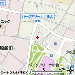 愛知県小牧市小牧原新田2669周辺の地図