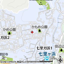 神奈川県鎌倉市七里ガ浜2丁目2周辺の地図
