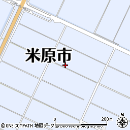 滋賀県米原市入江周辺の地図