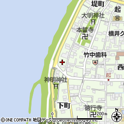 愛知県一宮市起堤町164周辺の地図