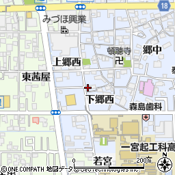 愛知県一宮市小信中島上郷西39周辺の地図